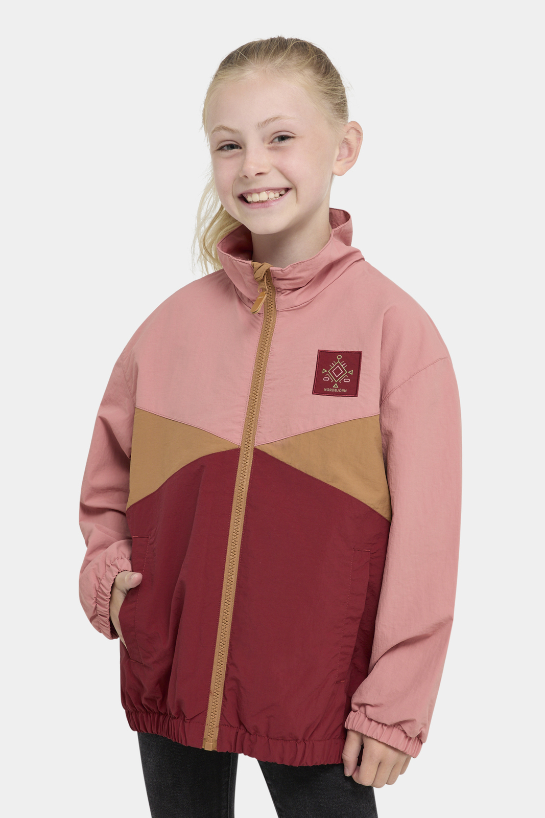 Nordbjörn Kolabacken Outdoorjacke, Rose Dawn/Madder Brown/Sesam