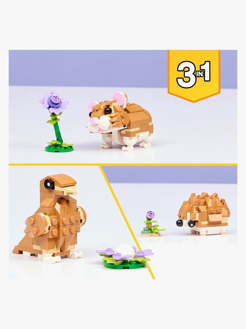 LEGO Creator 31376 Niedlicher Hamster mit Blume