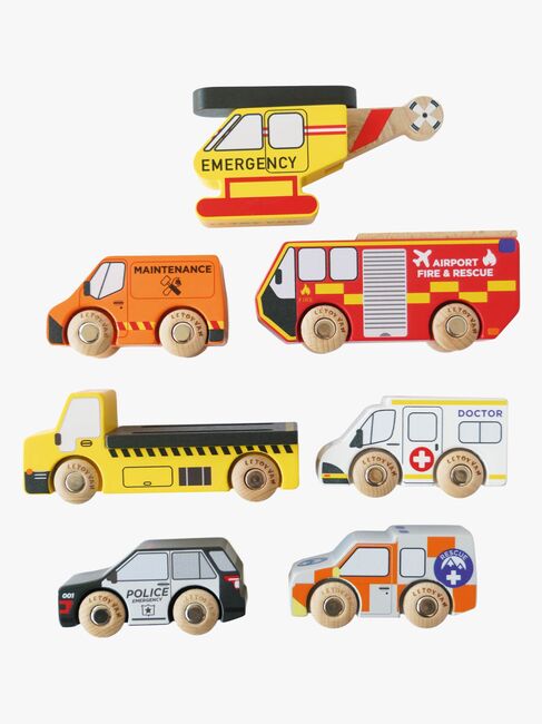 Le Toy Van Rettungshubschrauber & Rettungsfahrzeuge