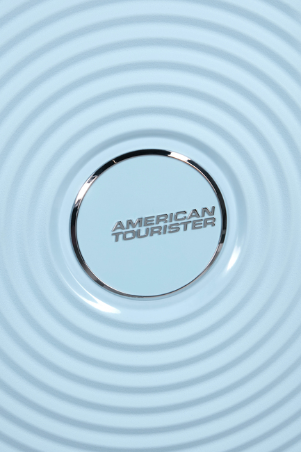 American Tourister Soundbox Spinner Reisekoffer 71,5L, Pastel Blue