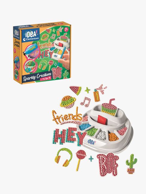 Clementoni Idea! Bastelset Sparkly Creations Pop Style