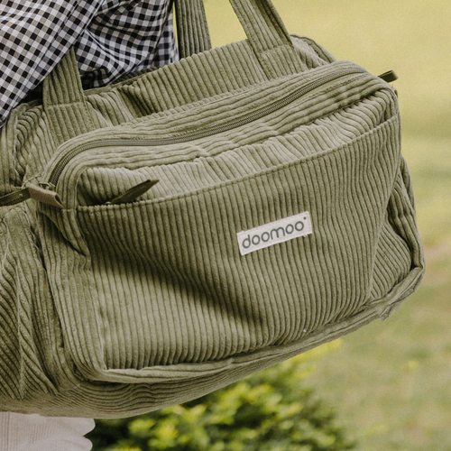 Doomoo Wickeltasche mit Zubehör, Cord Khaki
