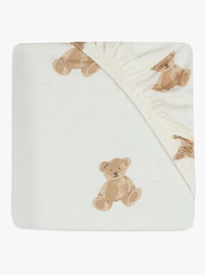Jollein Spannbettlaken 60x120, Teddy Bear