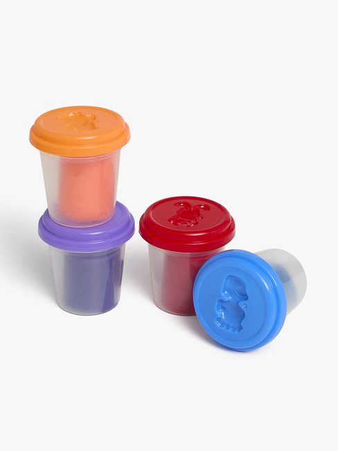 Fippla Knete mit Werkzeugkasten 4 Farben