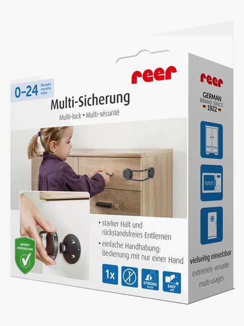 Reer Multifunktions-Kindersicherung, Grau