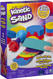 Kinetic Sand Spielset Rainbow Mix
