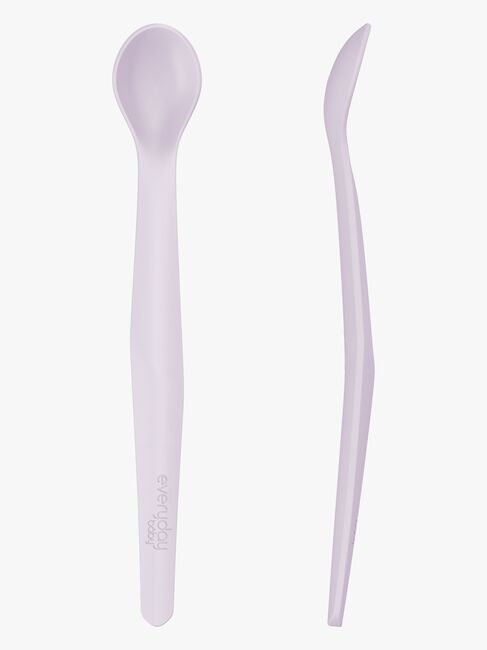 Everyday Baby Löffel Silikon 2er-Pack, Lavendelfarben