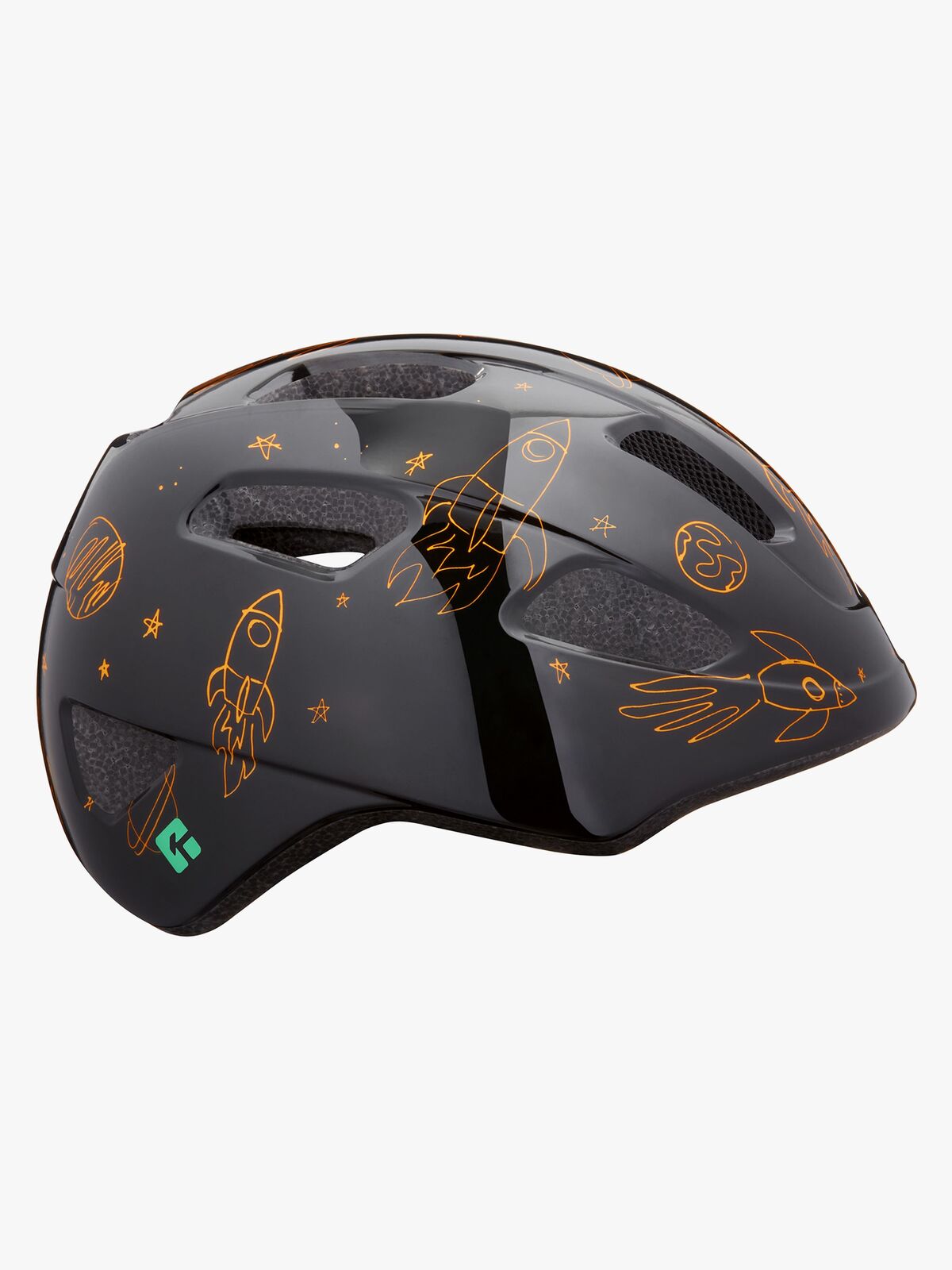 Lazer Pnut KC Fahrradhelm für Kinder von 1-5 Jahren, Flying Rocket