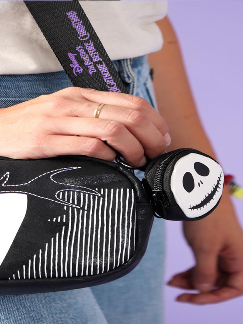Nightmare Before Christmas Schultertasche, Schwarz