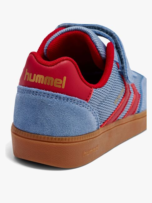 Hummel VM78 Cph Jr Sneaker, Faded Denim/Crimson