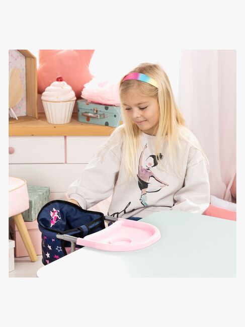 Bayer Design Tischsitz mit Tablett, Blau/Pink
