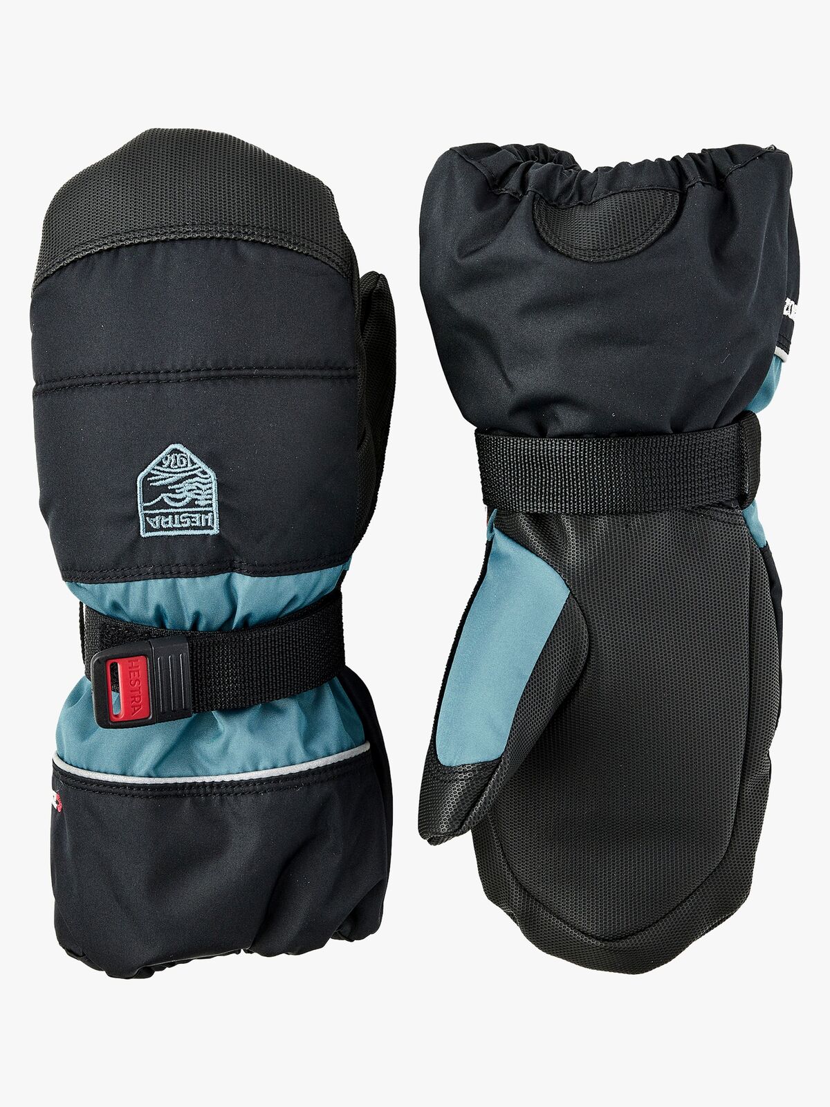 Hestra Kids Czone Fäustlinge, Black/Petrol