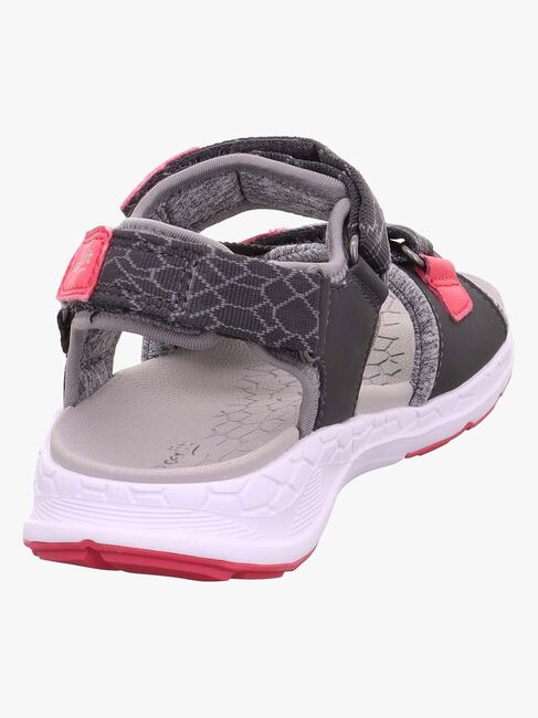 Superfit Criss Cross Sandalen, Grey/Pink