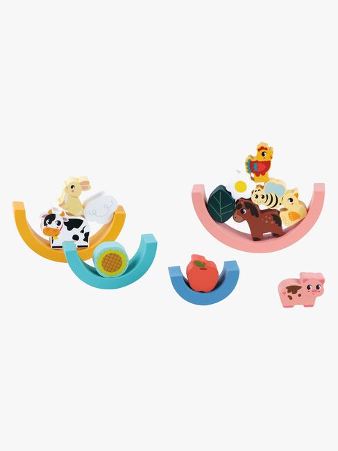 Kinder and Kids Stapelspielzeug Regenbogen & Figuren