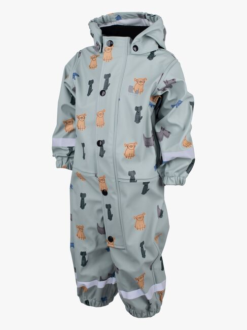 Lindberg Vattholma Regenoverall, Grün/Grau