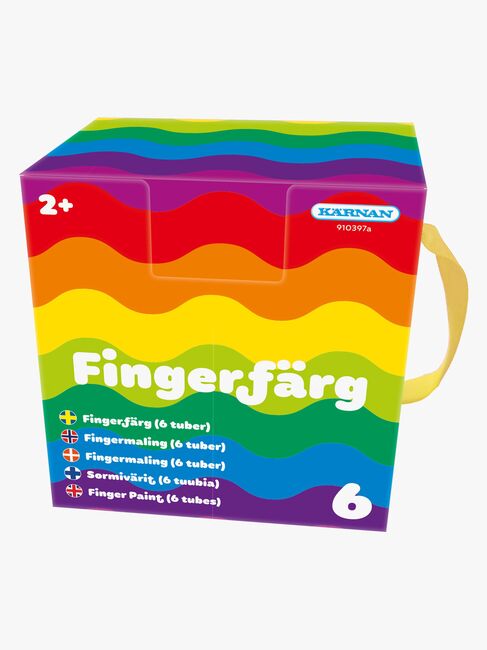 Kärnan Fingerfarbe 6 Tuben