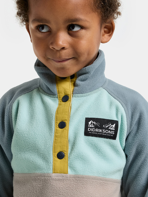 Didriksons Monte Fleece-Pullover, Ocean Mint