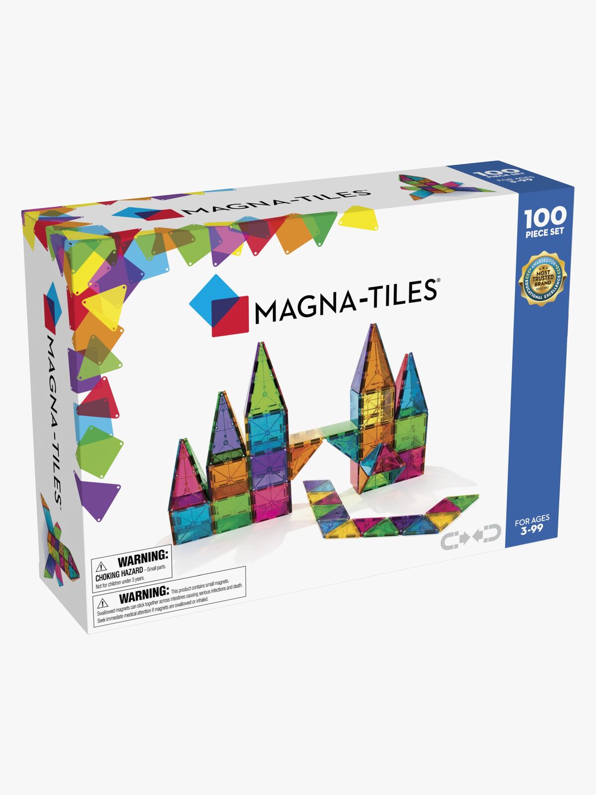MAGNA-TILES Clear Colours Bausatz 100 Teile