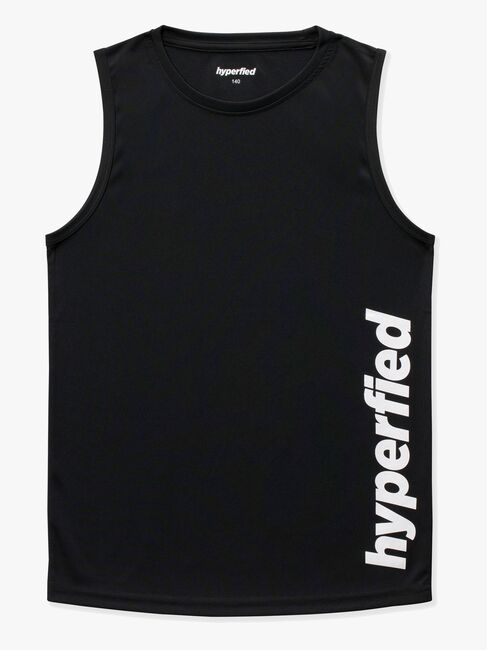 Hyperfied Bounce Tanktop 3er Pack, Black/Grey Melange/White