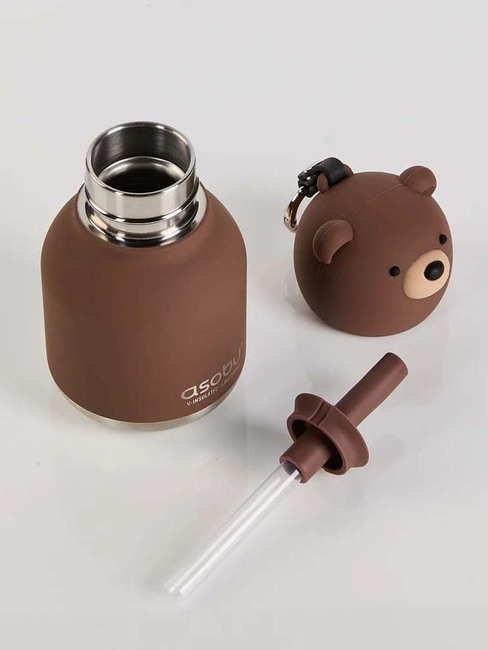 Asobu Bestie Mini Trinkflasche Bär, Braun IBV44-BROWNBEAR-4840_3c.jpg
