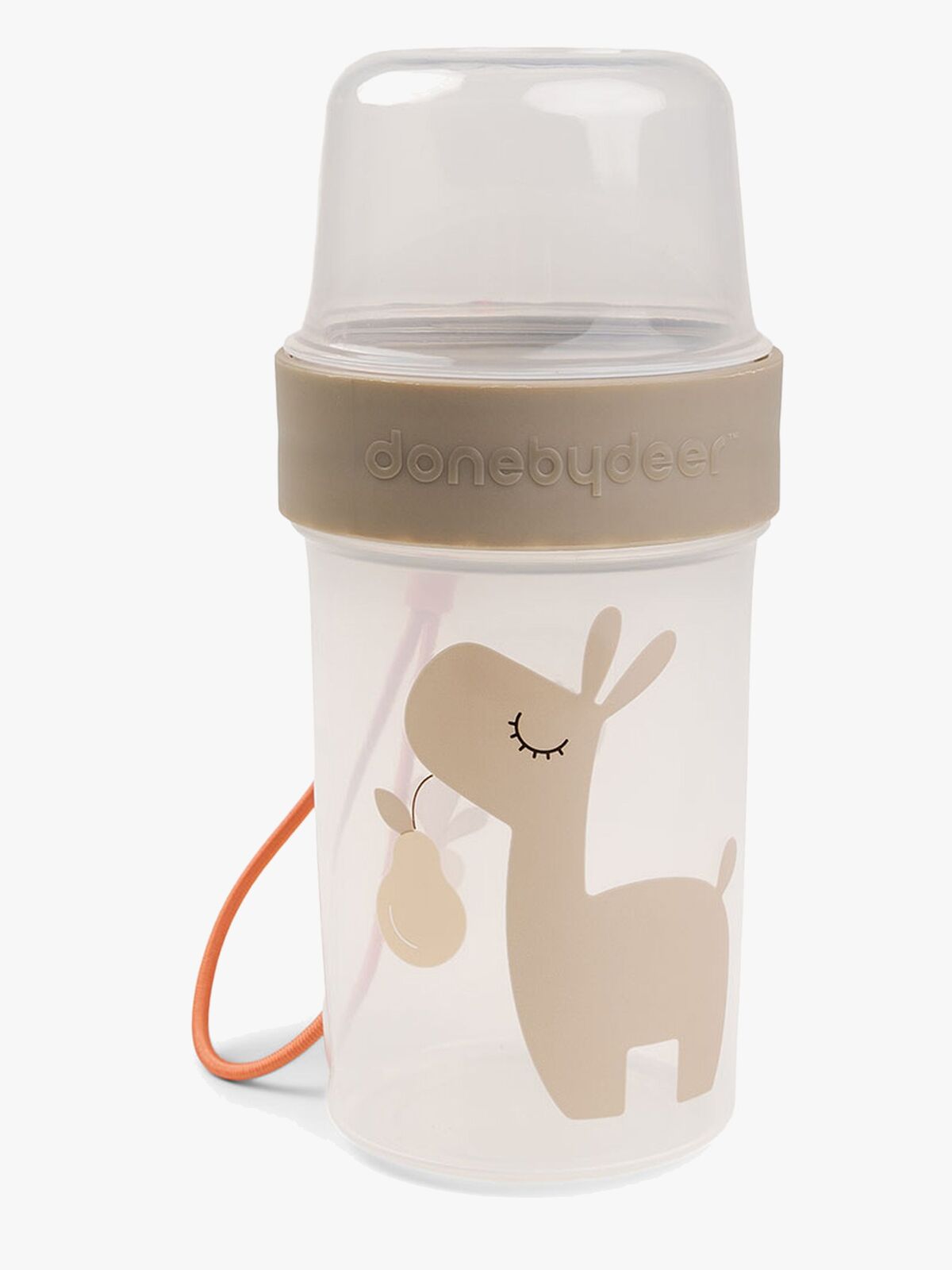 Done By Deer Lalee To Go Two-Way Snackbehälter, Sand