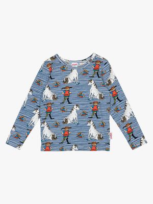 Pippi Langstrumpf  Langärmlig Pullover, Blue