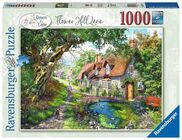 Ravensburger Puzzle Flower Hill Lane, 1000 Teile