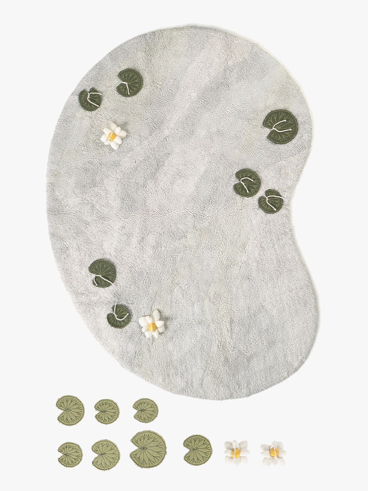 Lorena Canals Waschbarer Spielteppich 130x170 cm Schwan