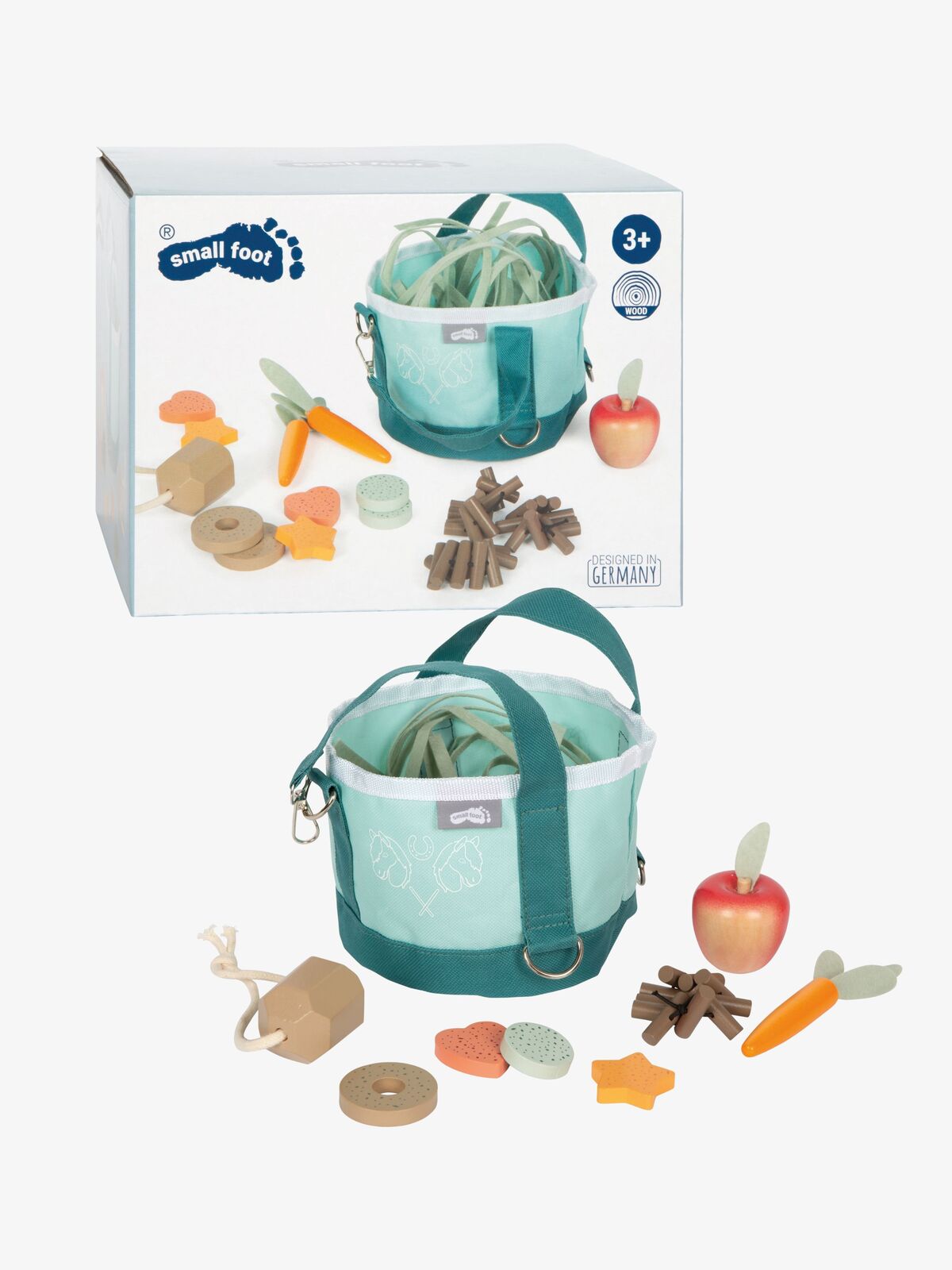 Small Foot Fütterset mit Tasche für Steckenpferd