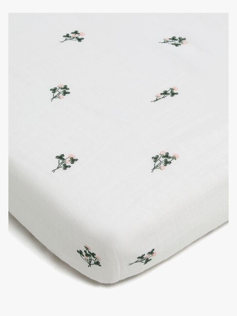 Alice & Fox ADORA Spannbettlaken Kinderbett 90x200, Weiß