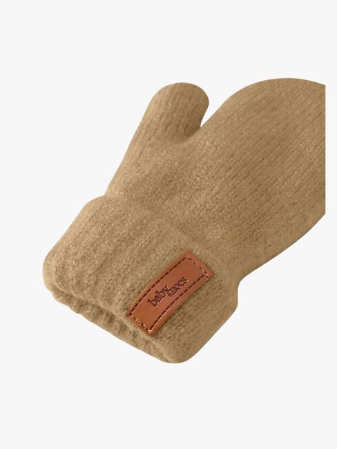 BabyMocs Gestrickte Fäustlinge, Caramel