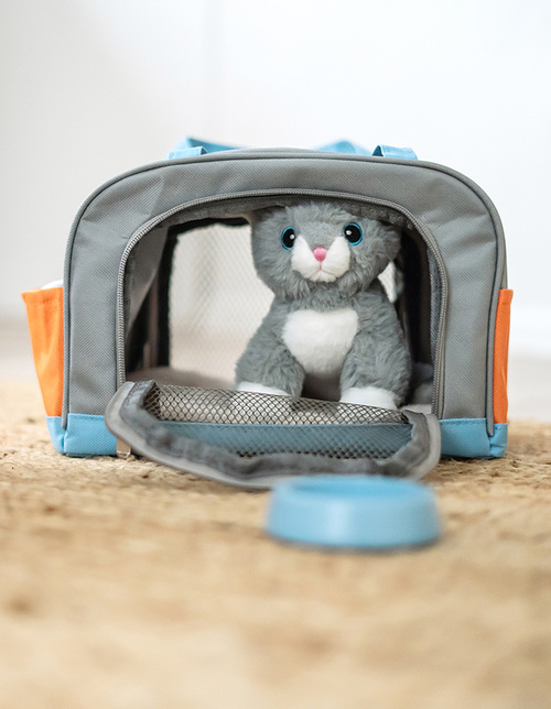 Small Foot Katze mit Tasche und Pflegeset