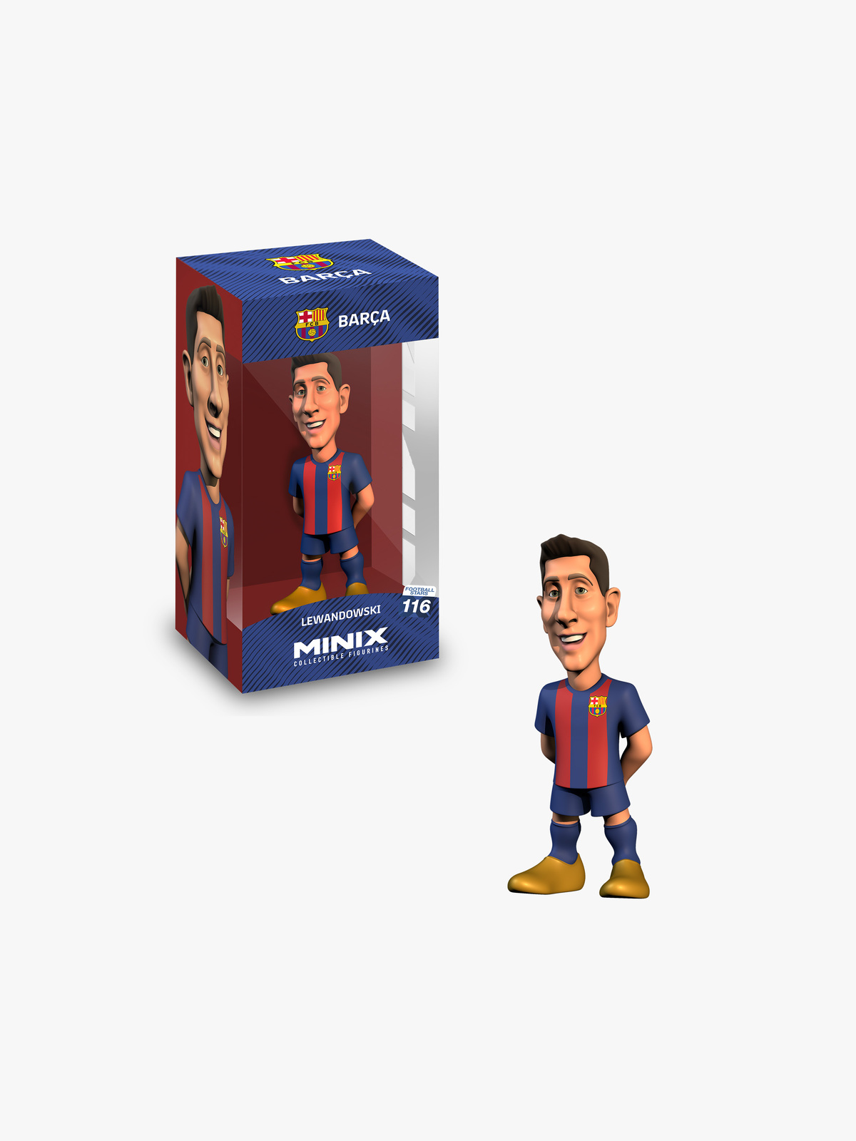 Minix Fußball Sammelfigur Lewandowski FC Barcelona