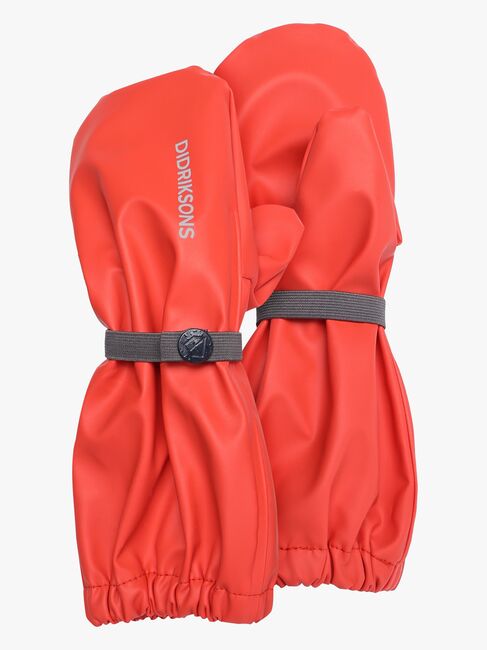 Didriksons Pileglove Gefütterte Regenhandschuhe, Paprika