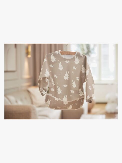 Jollein Miffy&Snuffy Langärmliges Lätzchen, Olive Green