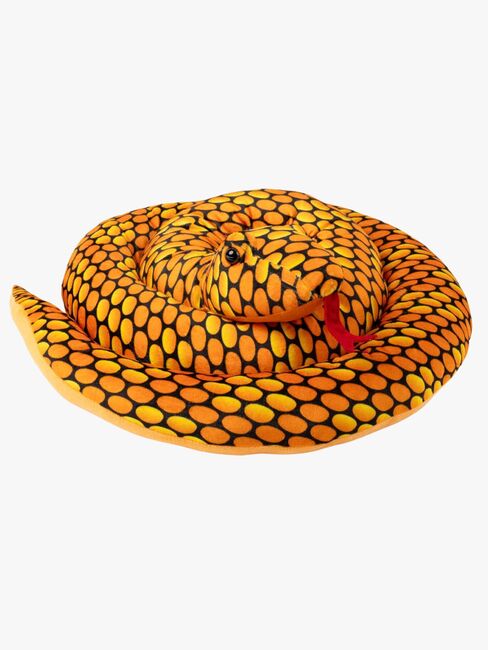 Teddykompaniet Plüschspielzeug Schlange 200 cm, Orange