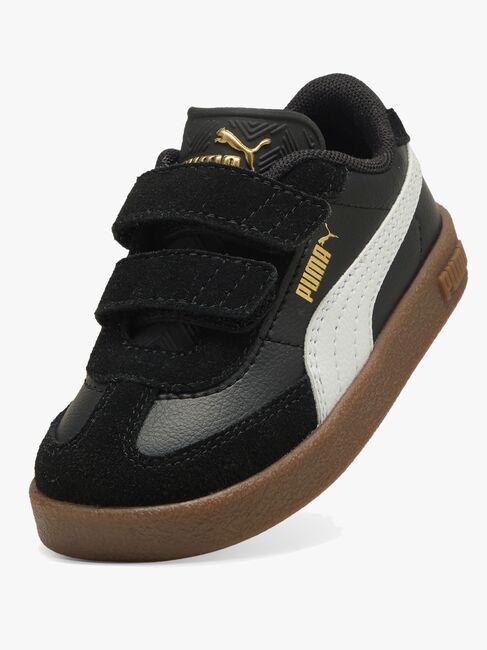Puma Club II Era V Infant Sneaker, Black/White