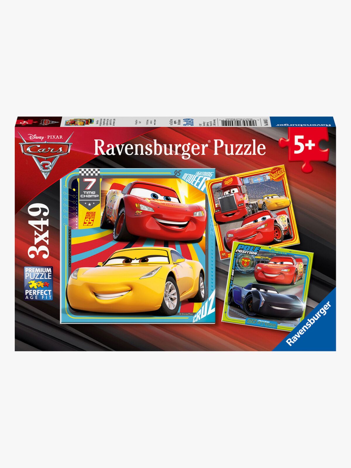 Ravensburger Disney Cars 3 Puzzle 3x49 Teile