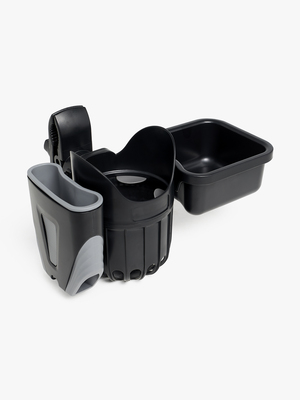 Beemoo 3-in-1 Snack-Tablett Handy- und Becherhalter