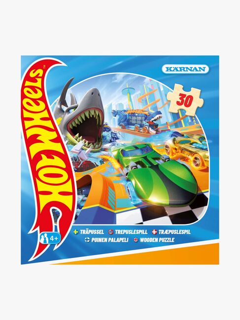 Kärnan Hot Wheels Holzpuzzle 30 Teile