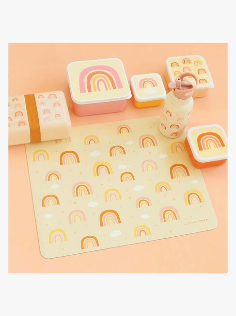A Little Lovely Company Tischset, Rainbows 