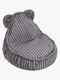 Meowbaby Churros Sitzsack Teddy, Jurassic Grey