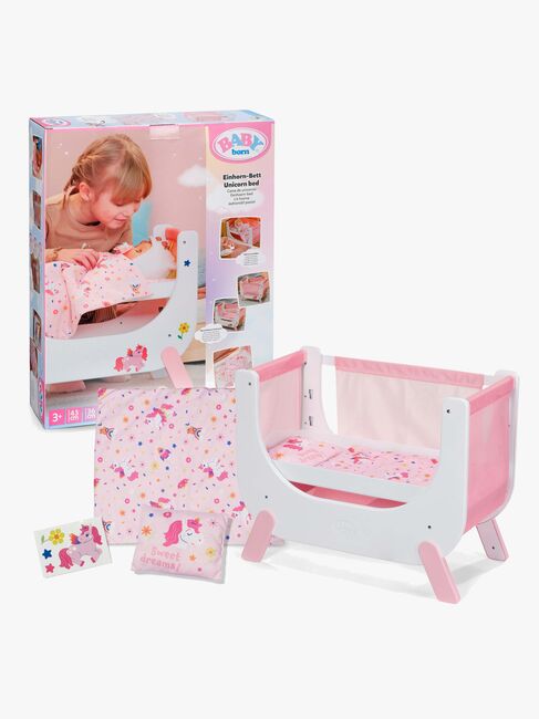 Baby Born Puppenzubehör Beistellbett Einhorn 840993-2139_1.jpg