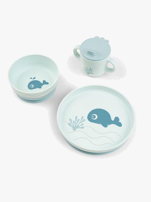 Done By Deer Foodie Geschirr-Set Wally, Blue