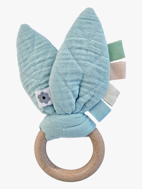 Summerville Organic Aktivitätsspielzeug Raschelndes Blatt, Ice Blue