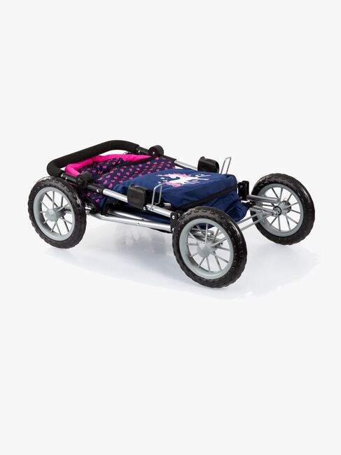 Bayer Design Trendy Puppenwagen Einhorn, Blau