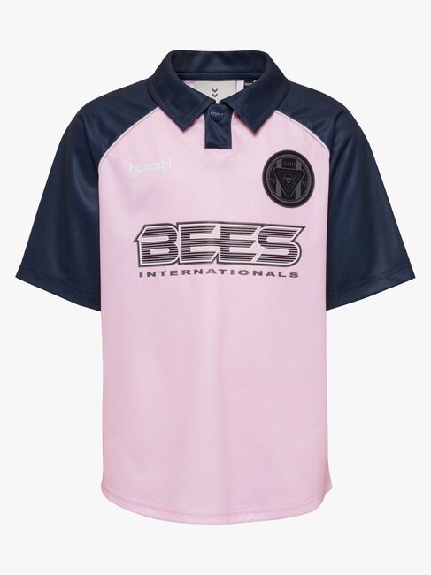 Hummel JR Loose Tiger Soccer T-Shirt, Roseate Spoonbil