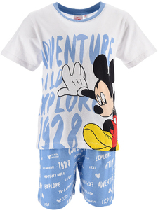 Disney Micky Maus Pyjama, White/Blue
