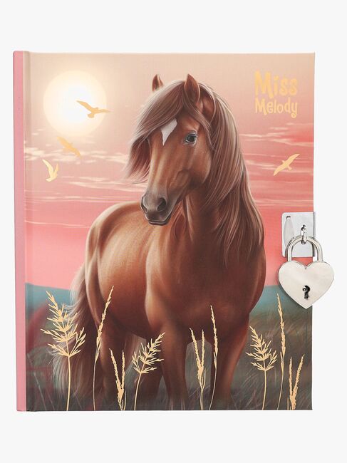 Miss Melody Tagebuch mit Herz-Schloss
