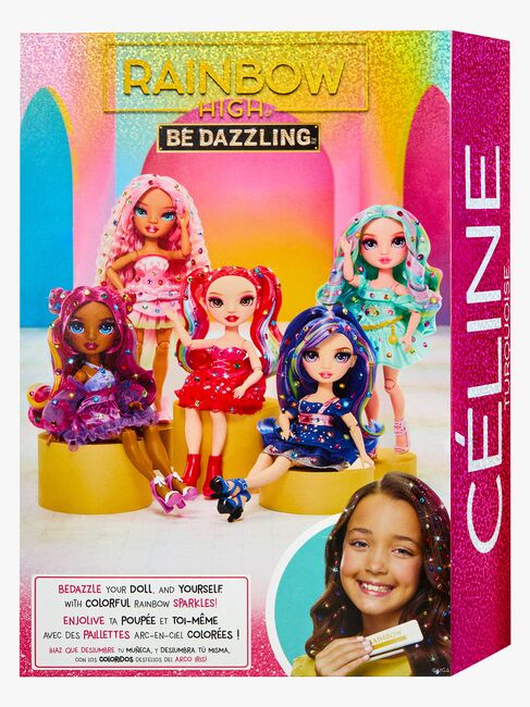Rainbow High Be Dazzling Celine Turquoise Modepuppe, Teal